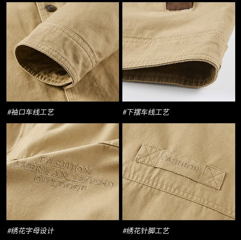 Tactics Jacket Men Autumn Spring Bomber Cotton Coat ourdoor jackets men Plus Size Pilot Cargo Jackets Male Jaqueta Masculina 241018