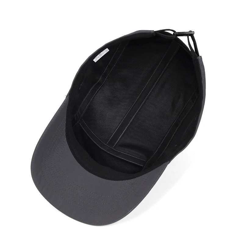 5 Panel Cap For Men Ultra-light Quick-drying Hat Waterproof Nylon 5 Panels Hats Camping Running Snapback Hiphop Big Size GorrasX241018