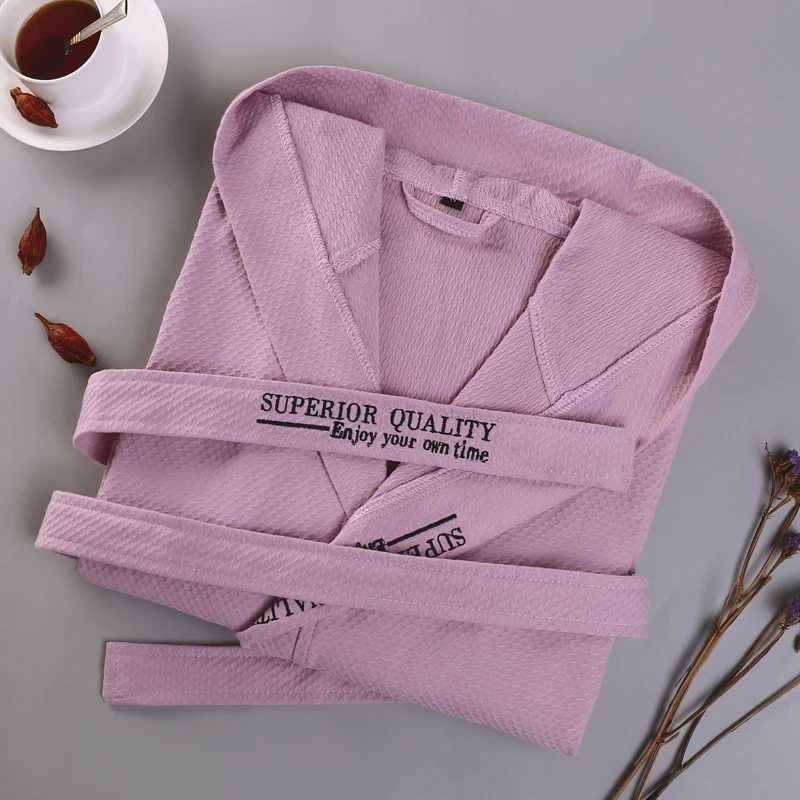 Summer Cotton Bathrobe Men Hooded Women Long Soft Warm Robe Wedding Bridesmaid Robe White/Grey Color Knee Length LuxuryXJ241018