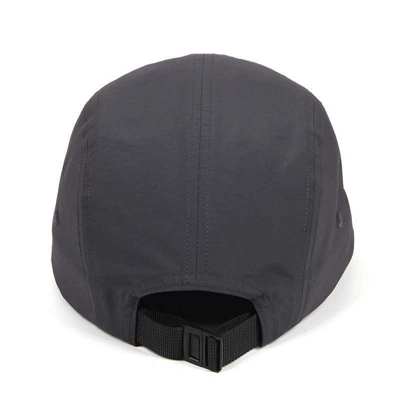 5 Panel Cap For Men Ultra-light Quick-drying Hat Waterproof Nylon 5 Panels Hats Camping Running Snapback Hiphop Big Size GorrasX241018