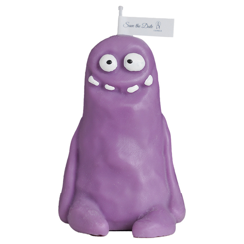 Clay Monster Candles Wholesale Ugly fragrance birthday gift companion cartoon shape scented candles S260204
