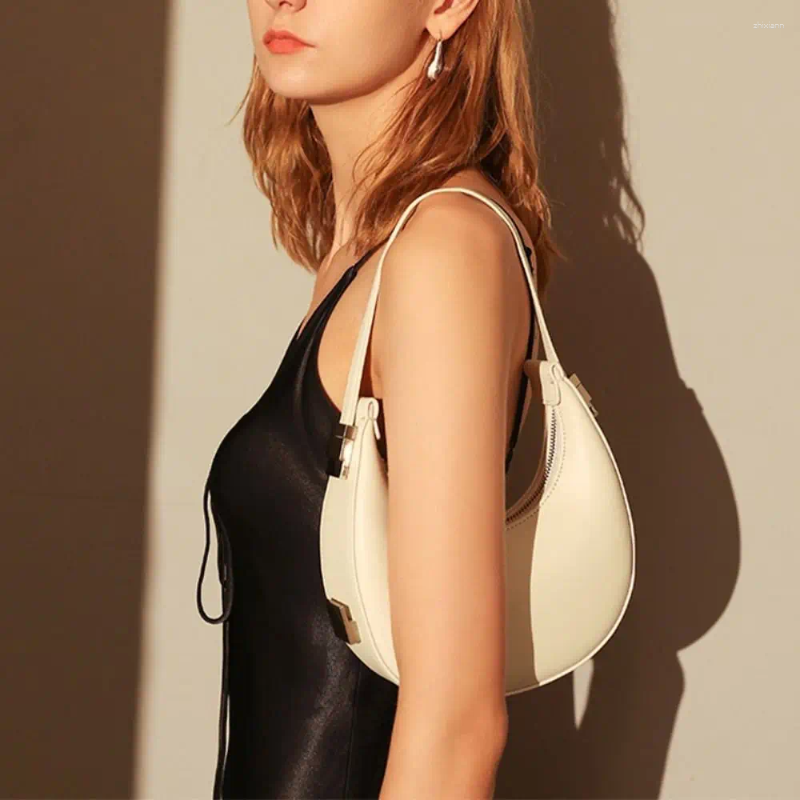Free Shipping Shoulder Bags High-end Armpit Handbag Purse Tote Minimalist Style Half-moon Bag PU Leather Women's Designer Bag Luxury Bag Tote Bag