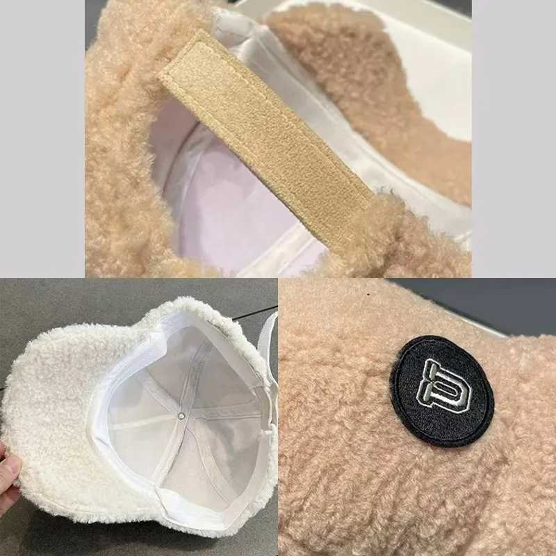 2024 New Style Personality Letters Fall and Winter Warming Ear Protector Casual Baseball CapX241018