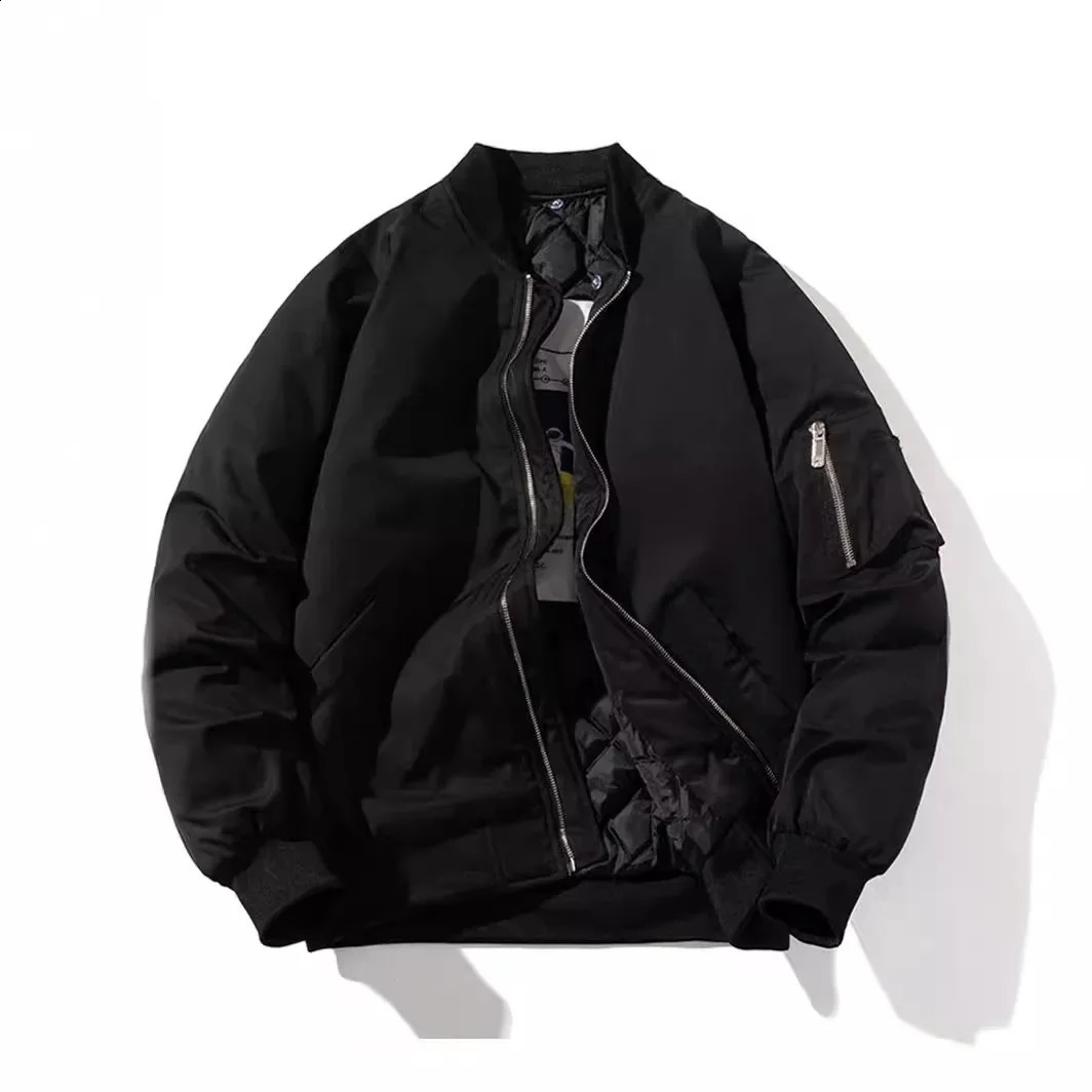 Japanese Vintage Trendy Loose Fit Ma1 Bomber Jacket For Men Women Casual Spring Autumn Thin Baseball Uniform 241009