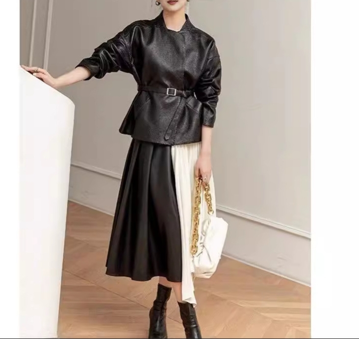 Wholesale-Suede Jackets Faux Leather Jacket women's designer fashion outerwear Jacket supernova Jaqueta couro Biker perfecto leren jas
