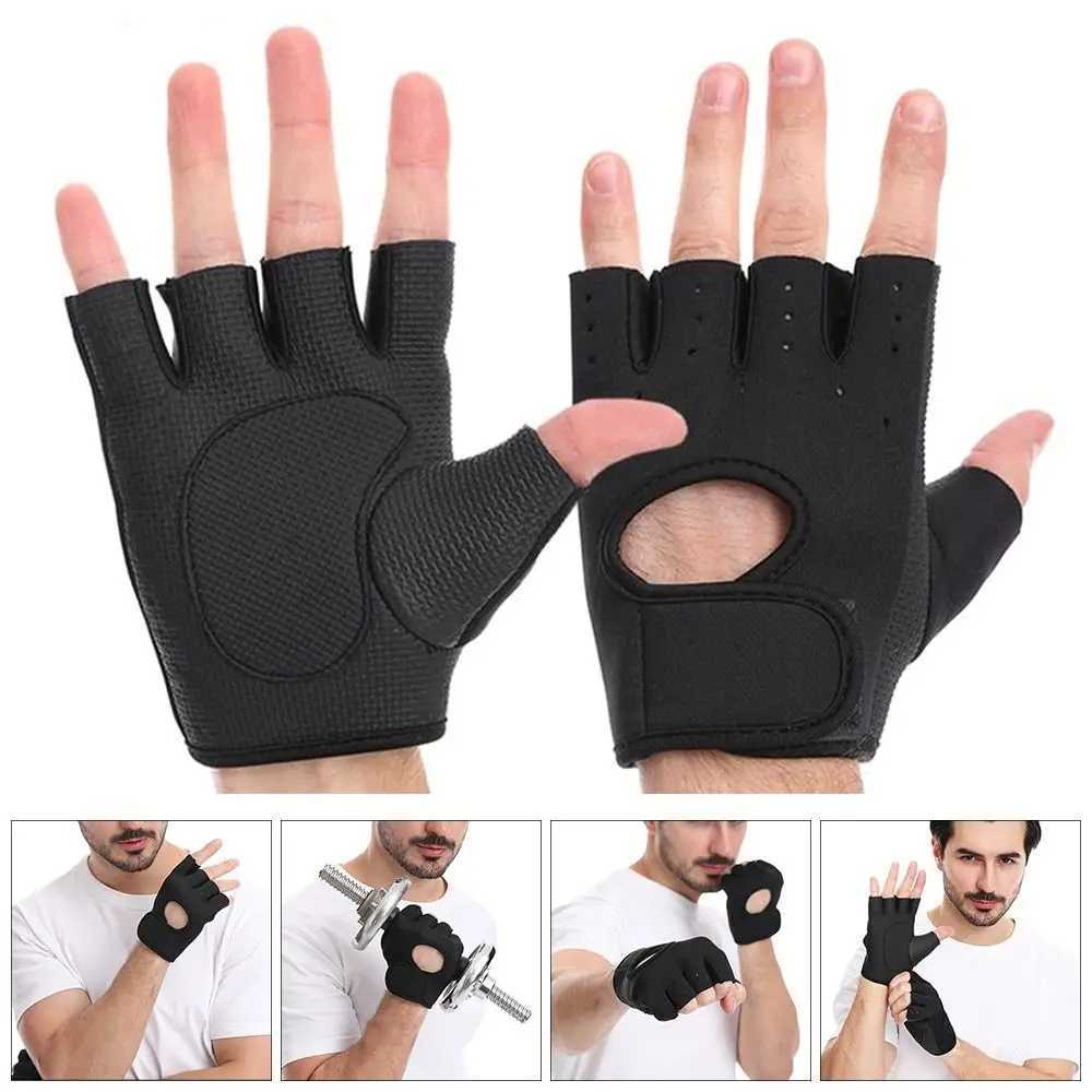 Weight lifting gloves Half finger breathable non slip gel pad fitness training dumbbell gloves Womens fitness glovesW241018