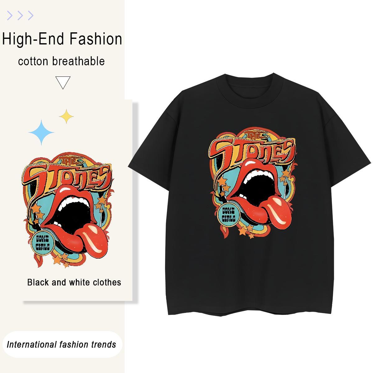 Casual New T Shirts Women 100% Cotton 230g O-Neck Short Sleeve Beach mouse Couples T Shirts Designer DIY Logo Tees