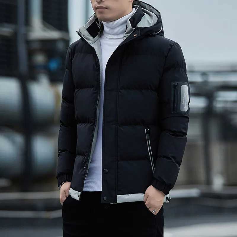 Men Autumn Outwear 2024 Winter Brand New Casual Warm Men Thick Waterproof Jacket Parkas Coat Windproof Hat Parkas Jacket Parkas LX241018