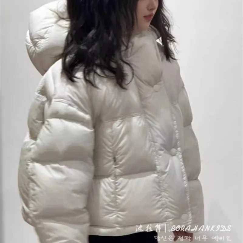 Girls outerwear jacket windproof jacket black winter autumn warm cotton Christmas gift childrens clothing M241018