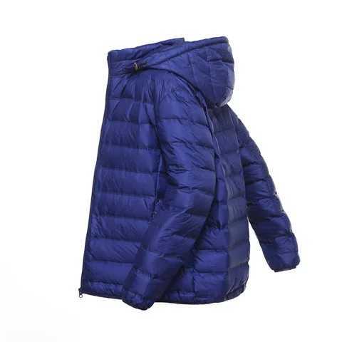 Detachable Cap Light Down Jacket Mens Short Section 2023 Autumn Winter White Duck Down Waterproof Windproof Breathable Jacket LX241018
