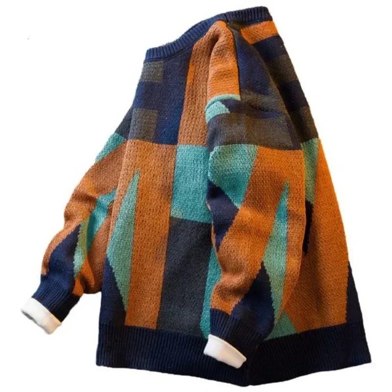 Mens Clothing Brown No Hoodie Knit Sweater Male Letter Print Pullovers Wool Selling Products Korean Fashion Classic V 241018