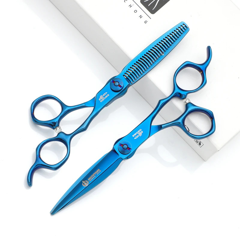 Mizutani Professional Haircut Scissors Set Barber thinning Hair Colored Scissors 440C 5.5-6-6.5-7inch 241018