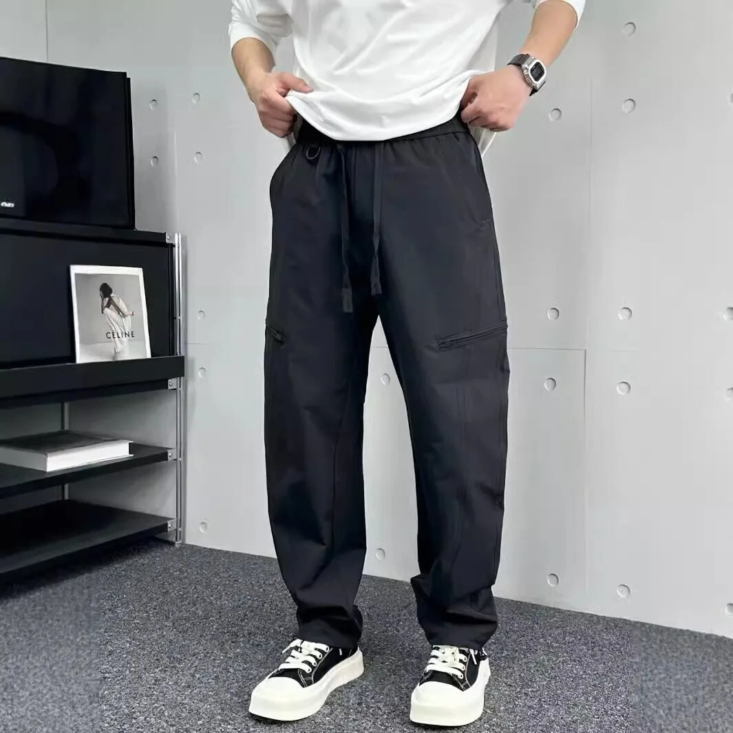 Hip Hop Retro MultiPocket Tapered Work Pants Men Women Fashion WideLeg Outdoor Loose Straight Hundred Streetwear 241018