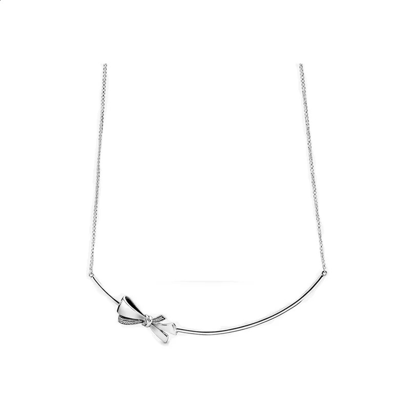 selling high-quality 925 sterling silver Fit original heart-shaped necklace classic ladies DIY jewelry Christmas gift 241018