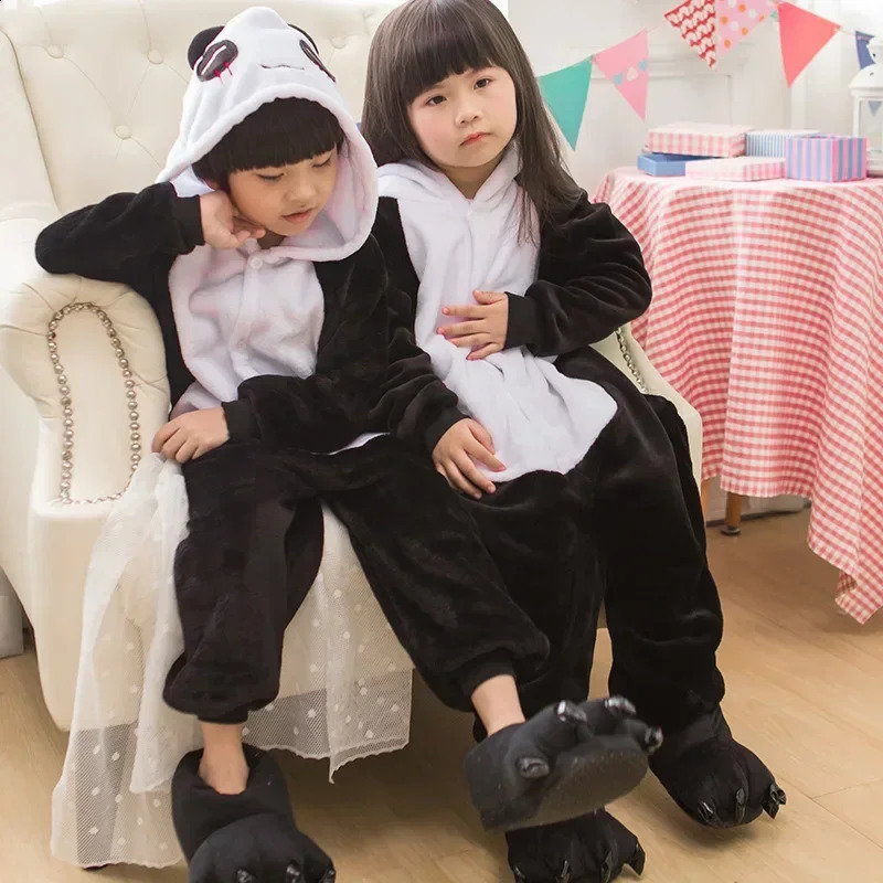 Green Frog Carnival Onesie Kids Pajama Flannel Animal Anime Kigurumi Full Body Boy Girl Sleepwear Sleep Children Clothes Set 241017