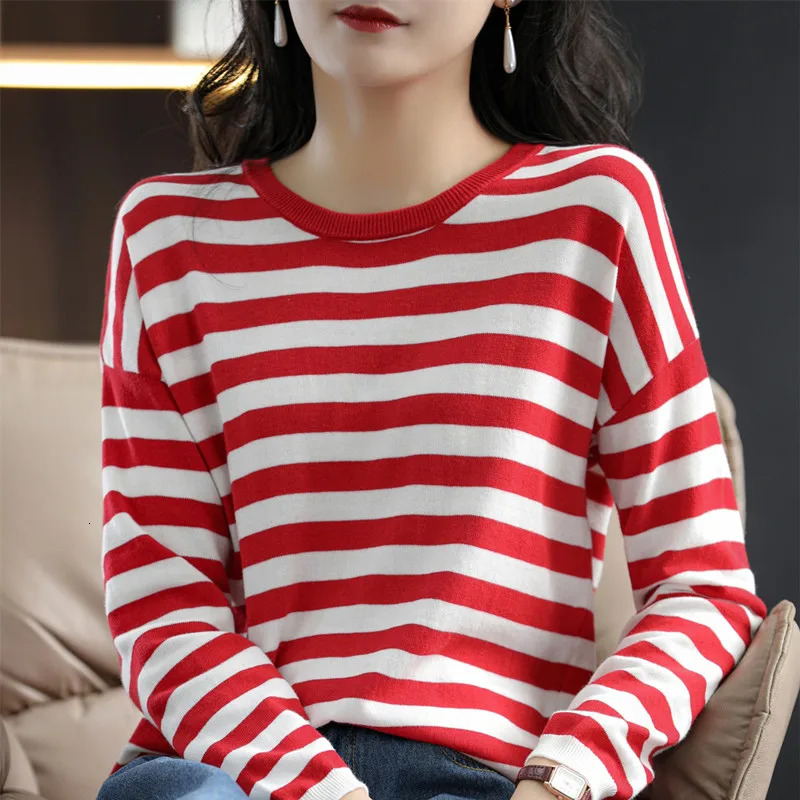 High Quality Cotton Long Sleeve T Shirt Women Basic Tshirts Female Casual Tops Tshirt 241018