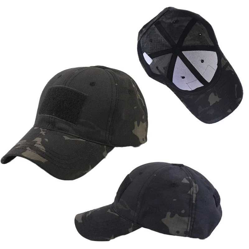 Camouflage Baseball Cap Outdoor Mens Tactical CP Adjustable Hat Sports Cycling Duck Tongue CapX241018
