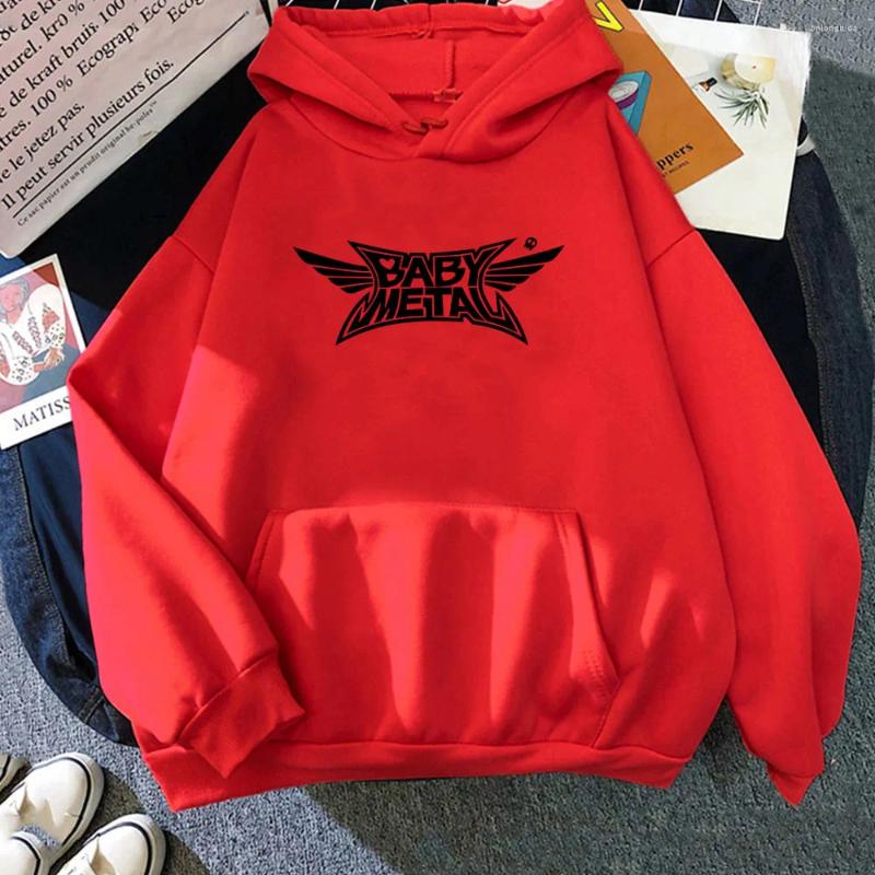 Mens Hoodies BABYMETAL Mental Fashion Men Streetwear Casual Long Sleeve Hooded Pullovers Hip Hop Winter Unisex Hoodie Sudaderas Boys