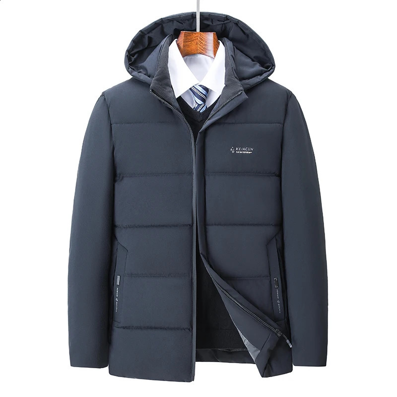 Mens long Parka jacket heavy-duty warm jacket windproof jacket mens clothing winter er casual fashion hoodie 241007