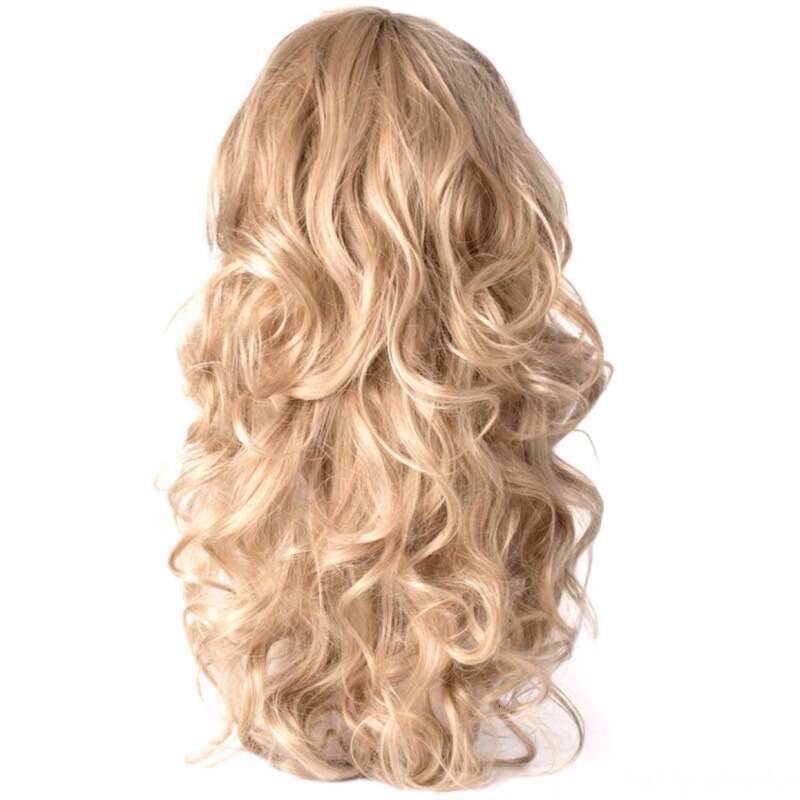 Colorful Cover Tiktok Live Broadcast KTV Big Curl Party Funny Long Wave Wig Props