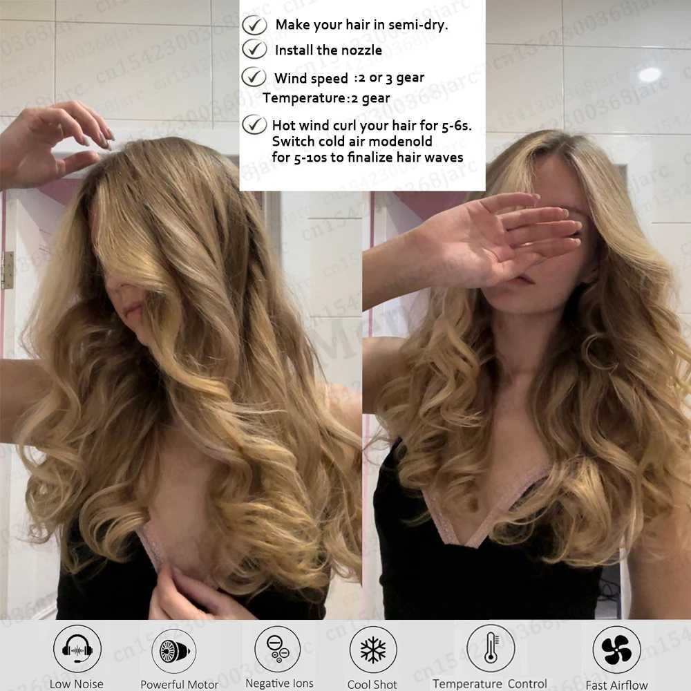 Professional super hair dryer negative ion fast drying non-woven fabric hair dryer salon household appliances constant temperature hair care W241125