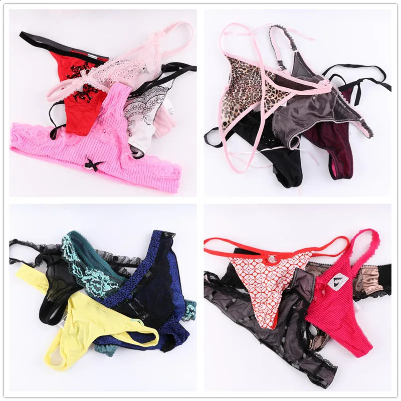 5/10 pieces/batch of random varieties of thongs and G-string womens underwear womens thongs T-back womens underwear Tanga 241008