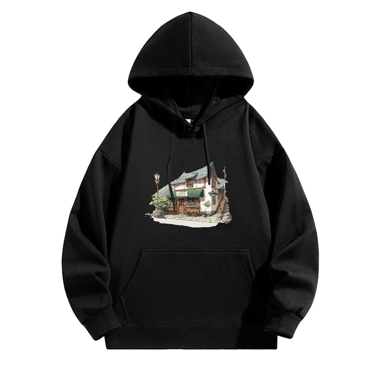 2024 Autumn Winter Men Sweatshirt hoodie Designer Couples Hoodie Cartoon Printing S-3XL Hoody Street wear Hip Hop Hooded Collar Long Sleeve Velvet Thi