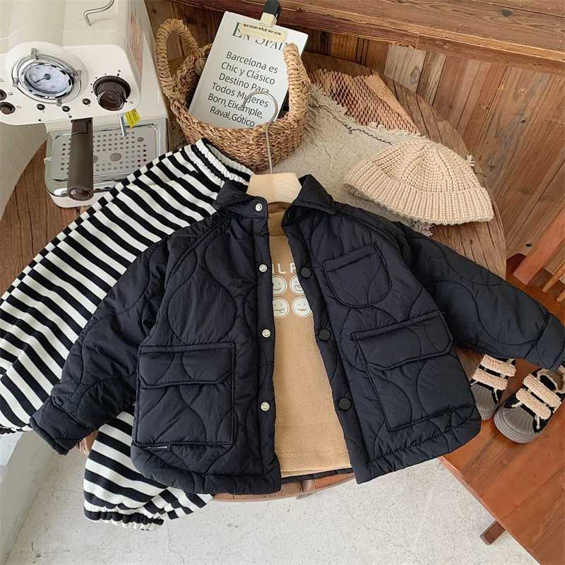 Boys outerwear cotton windproof jacket perfect warm and thick spring and autumn high-quality childrens clothing M241018