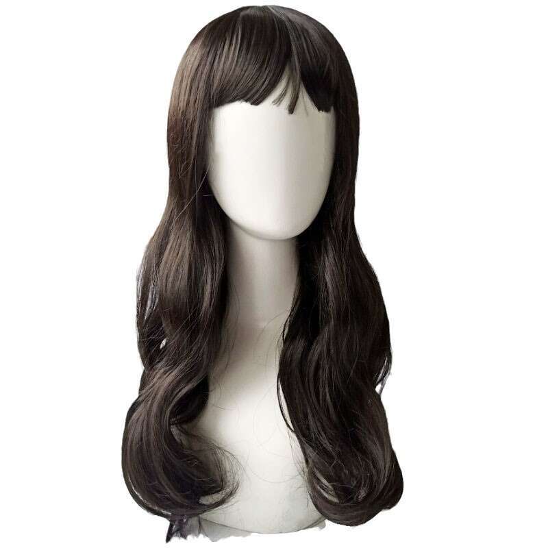 Hot Selg Children's Wig, Women's Curly Simulated Hair, Long Hair Synthetic Headband