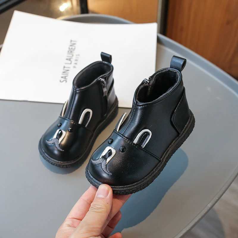 Boots Childrens Boots for Girls Winter Cute Cartoon Toddlers Boys Snow Boots Fashion Warm Versatile Kids Causal Ankle Cotton Boots H241018