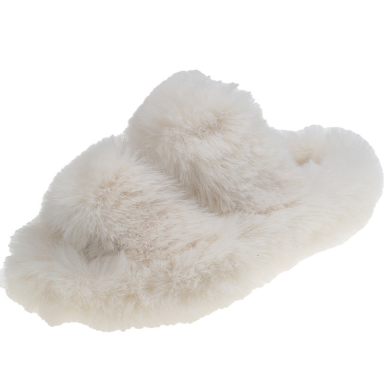Children's slippers, internet famous new soft soled girls' fur shoes, autumn and winter indoor warm home shoes, girls' cotton slippers