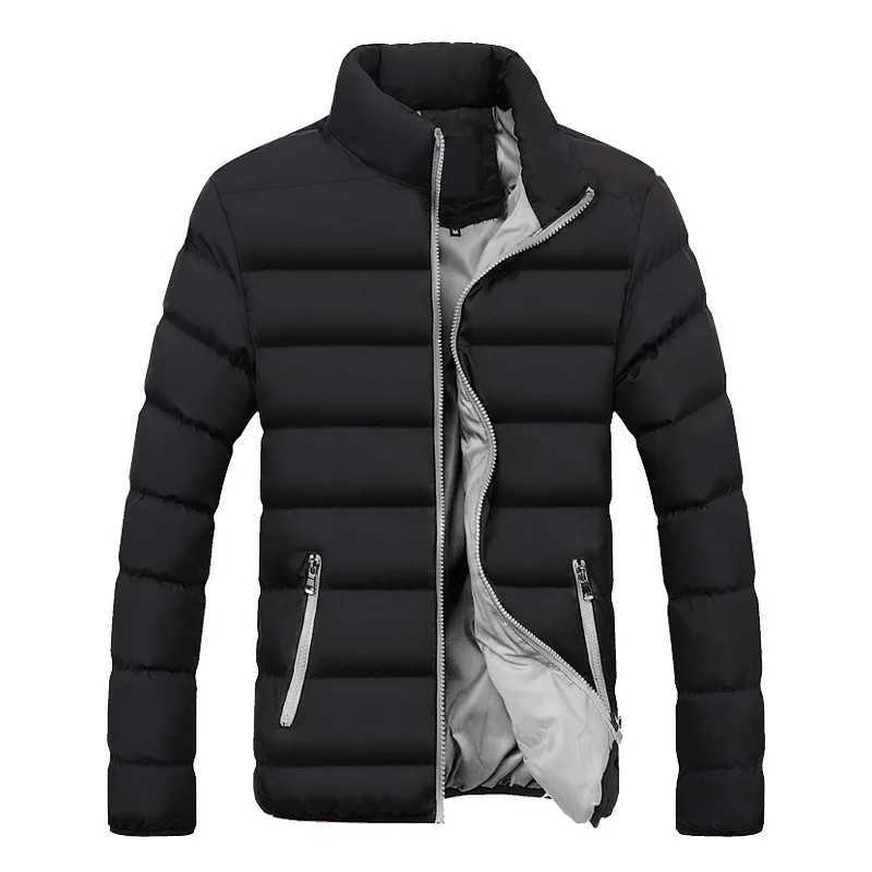 Mens Winter Coat Plus Size Fashion Fall Down Warm Clothing Parka Sweatwear Jacket Men LX241018