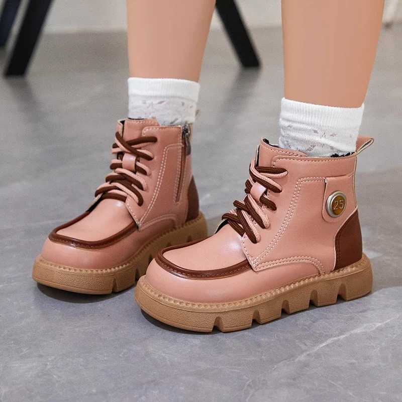 Boots Children Short Boots Spring and Autumn New Color Matching Kids Boys and Girls Ankle Boots Dropshipping 2023 Non-slip Breatheable H241018