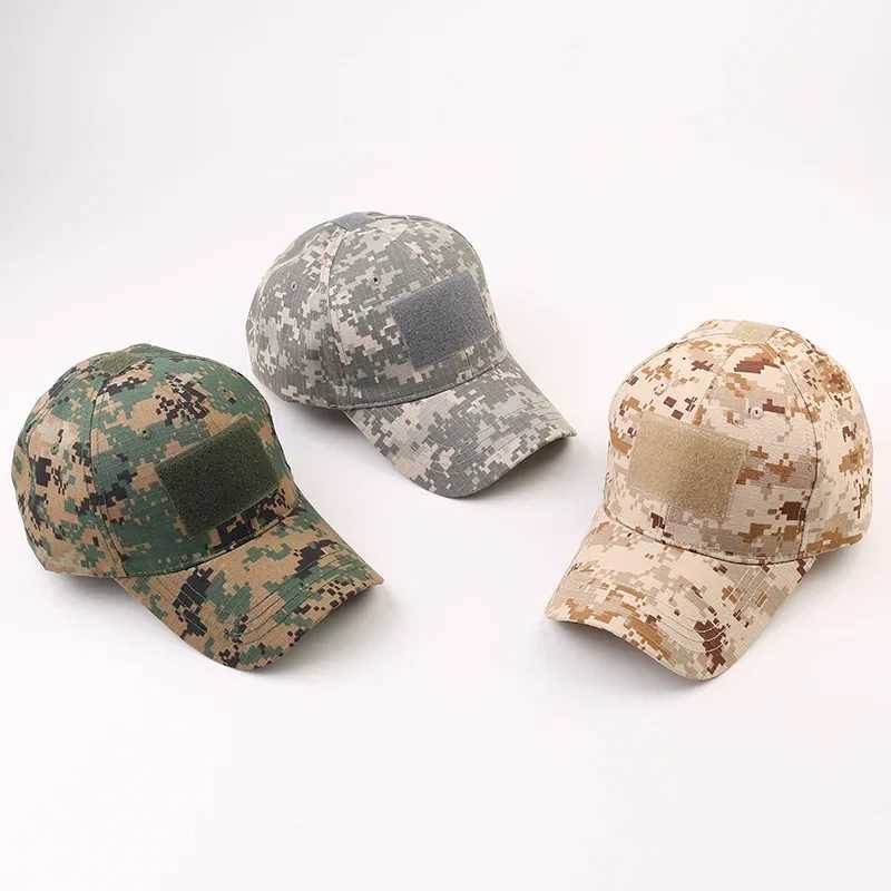 Camouflage Baseball Cap Outdoor Mens Tactical CP Adjustable Hat Sports Cycling Duck Tongue CapX241018