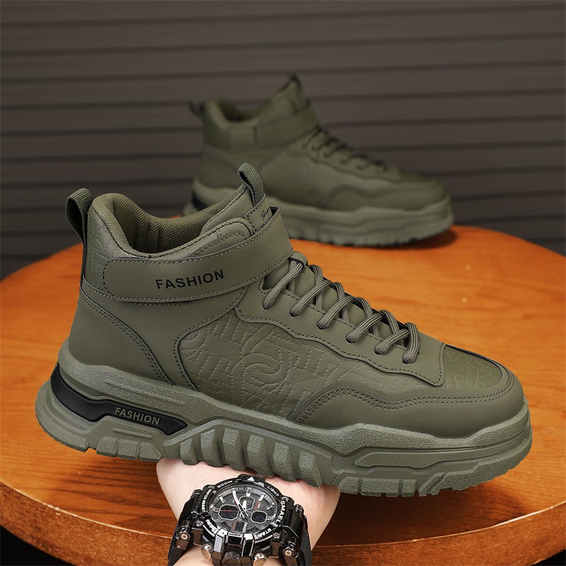 Men's Autumn New Casual Waterproof Thick Soled Martin Boots