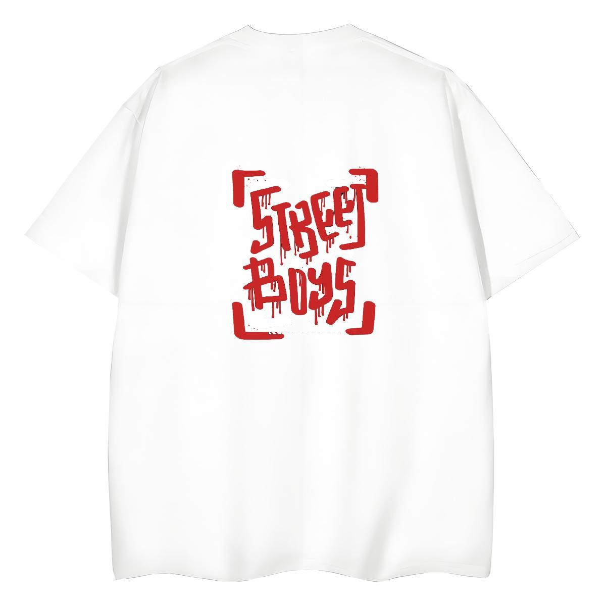 Casual New T-Shirts 230g Cotton Breathable Soft Street Wear skull Unisex Tshirts Comfortable Custom Printed Tops Shirt