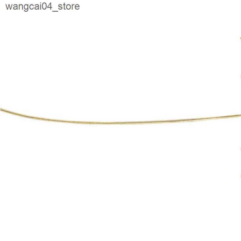 Chokers 1mm stainless steel waterproof snake chain necklace thick herringbone chain necklace suitable for womens fashionable stackable jewelry gifts L