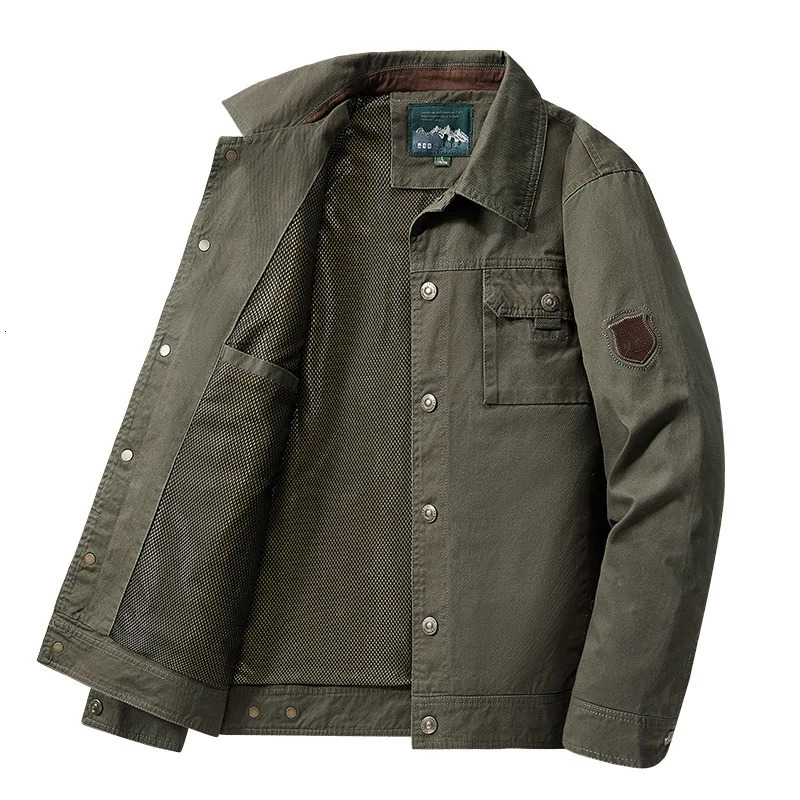 Tactics Jacket Men Autumn Spring Bomber Cotton Coat ourdoor jackets men Plus Size Pilot Cargo Jackets Male Jaqueta Masculina 241018