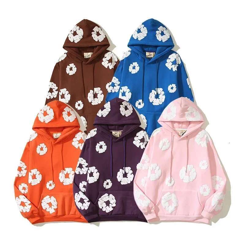 Y2k Men 3D Foaming Printed Cotton Women Sweatshrts Thicken Pullovers Long Sleeves Hoodies Fashion Man Winter Clothes