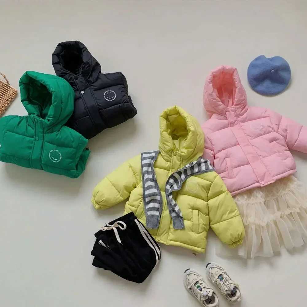 Baby Girl Boy Parka Lightweight Jacket Hoodie Cotton Down Jacket Winter Autumn Preschool Warm Coat Childrens Casual Clothing M241018
