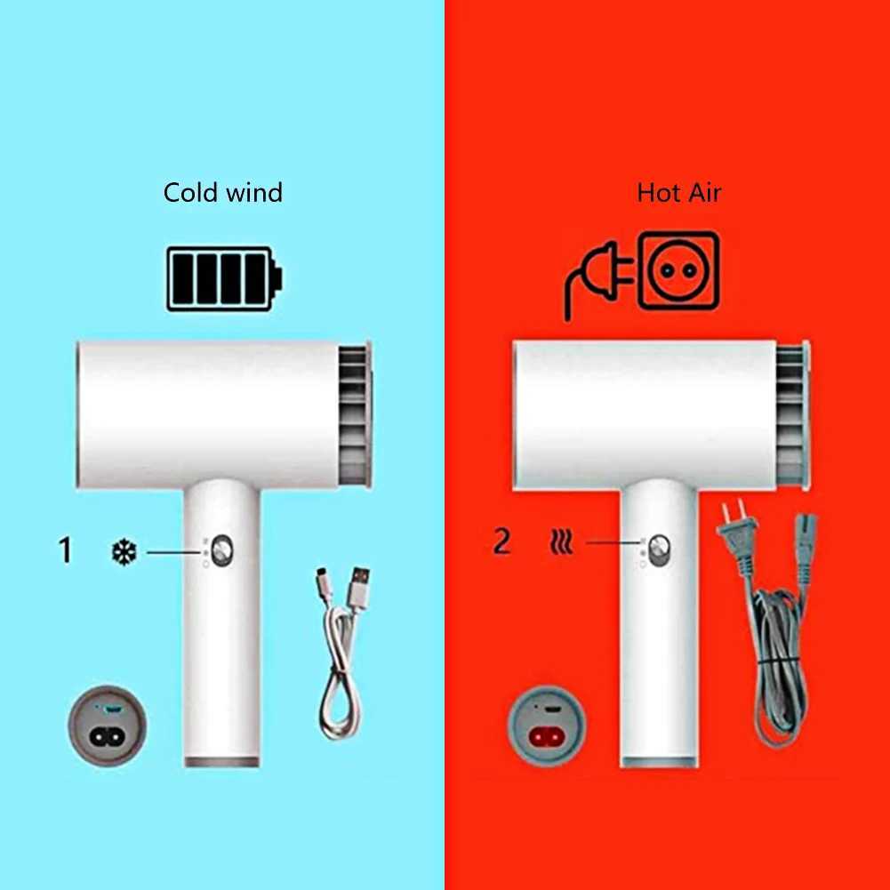Portable Hair Diffuser Practical Intelligent Cordless Portable Mini Hair Drying Machine Salon Hair Salon W241018