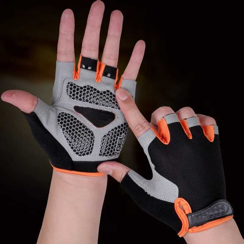 Bicycle gloves anti slip shock-absorbing breathable half finger gloves Mtb gloves sports gloves bicycle glovesW241018