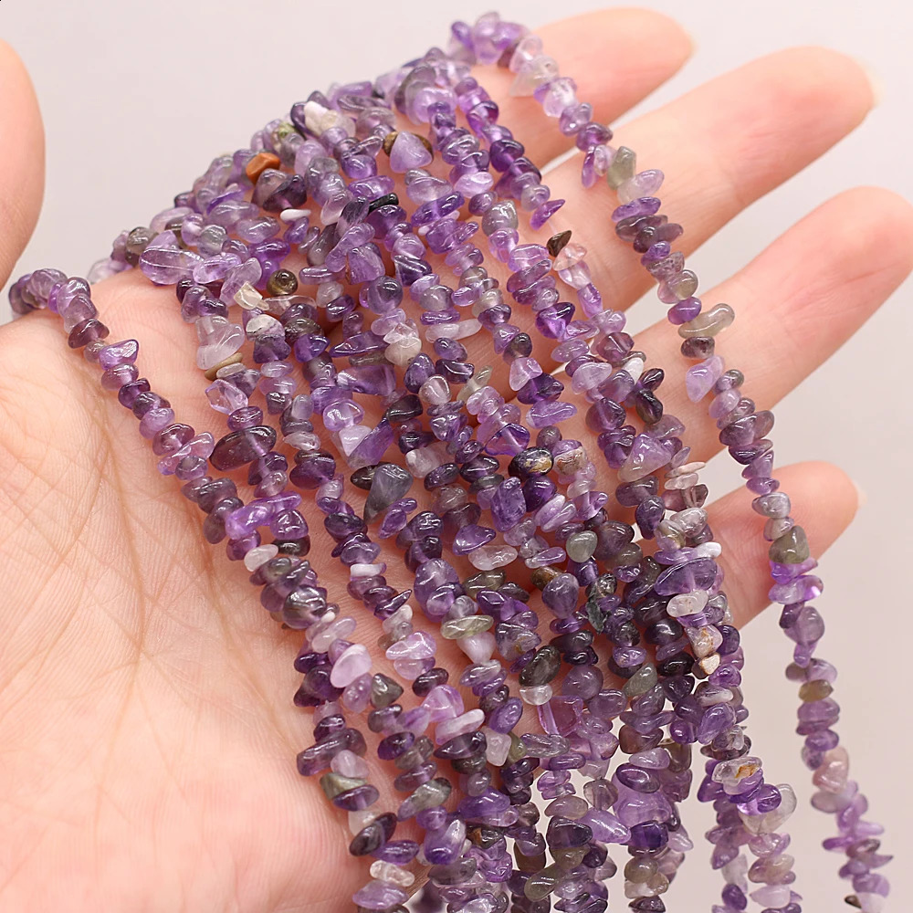 19 types of natural semi stones unformed stone aquamarine 3x5-4x6mm used for DIY necklace earring accessories gift length 40cm 241017