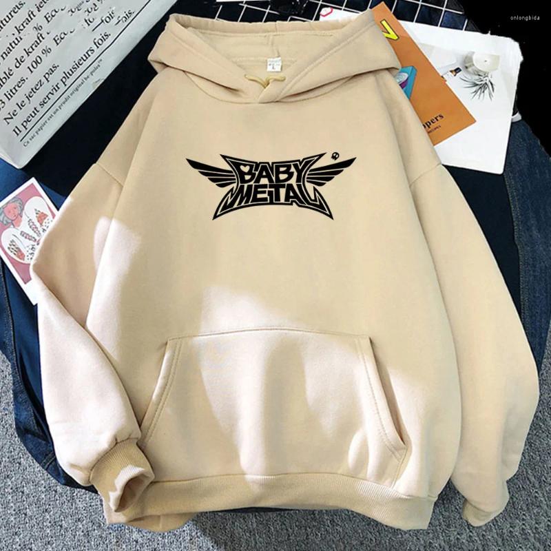 Mens Hoodies BABYMETAL Mental Fashion Men Streetwear Casual Long Sleeve Hooded Pullovers Hip Hop Winter Unisex Hoodie Sudaderas Boys