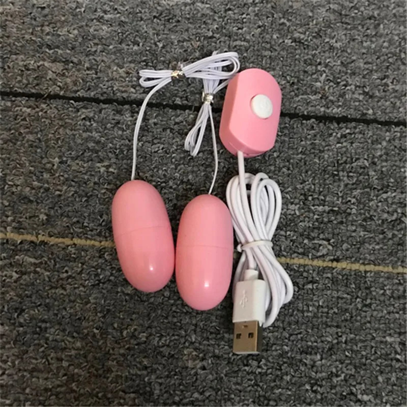 2PC USB vaginal massager Gspot clitoral stimulator tongue oral licking vibrator powerful sex toy female double vibrating egg 241009