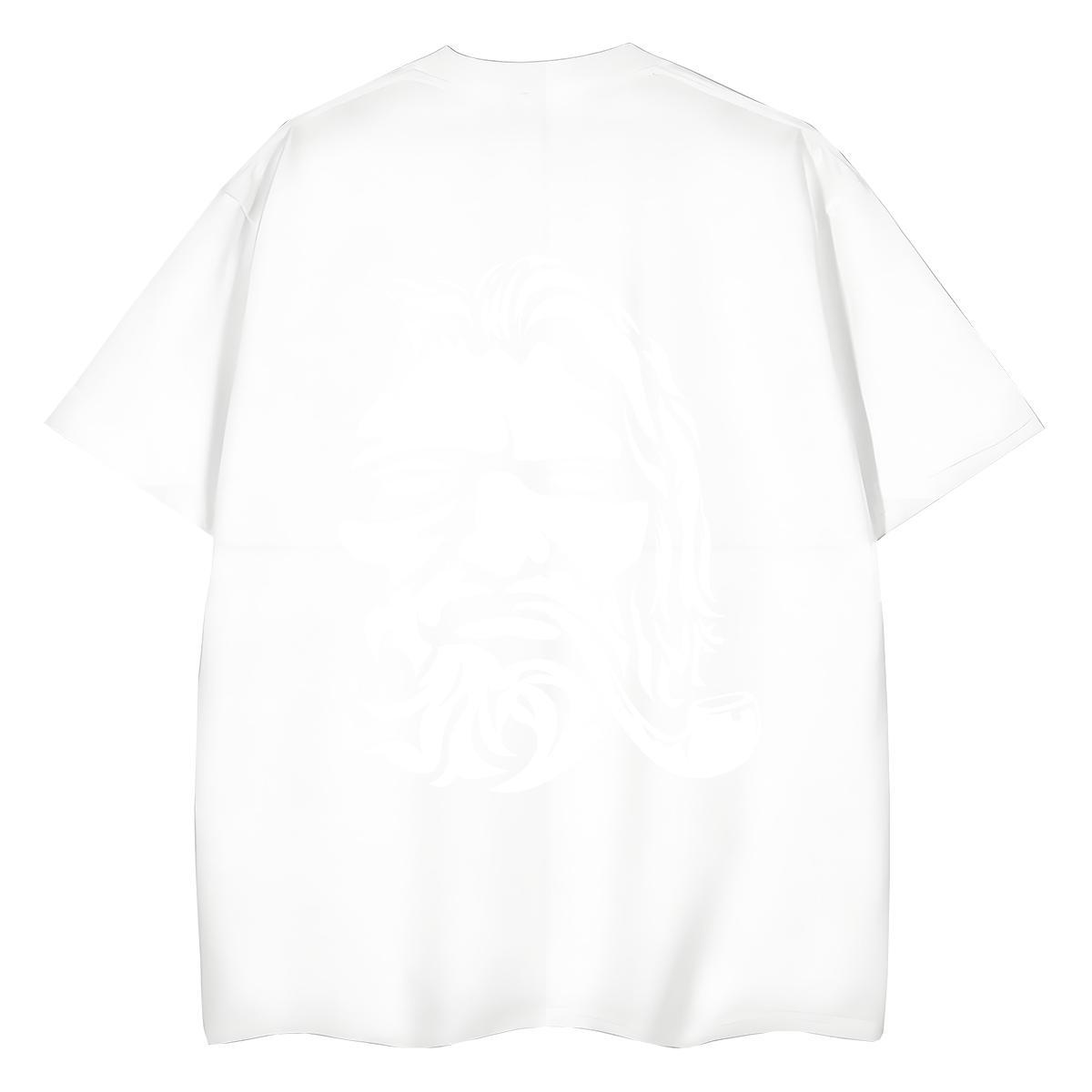 2024 Designer T-Shirts for Women 230g Cotton Short Sleeve O-Neck Hip Hop portrait Women Tshirts Loose Customized Tees Shirts