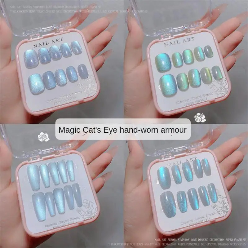 Manicure False Nails Hand Made Wear-resistant Smd Exquisite Easy To Operate Nail Art Wearing Armor False Nails 241017