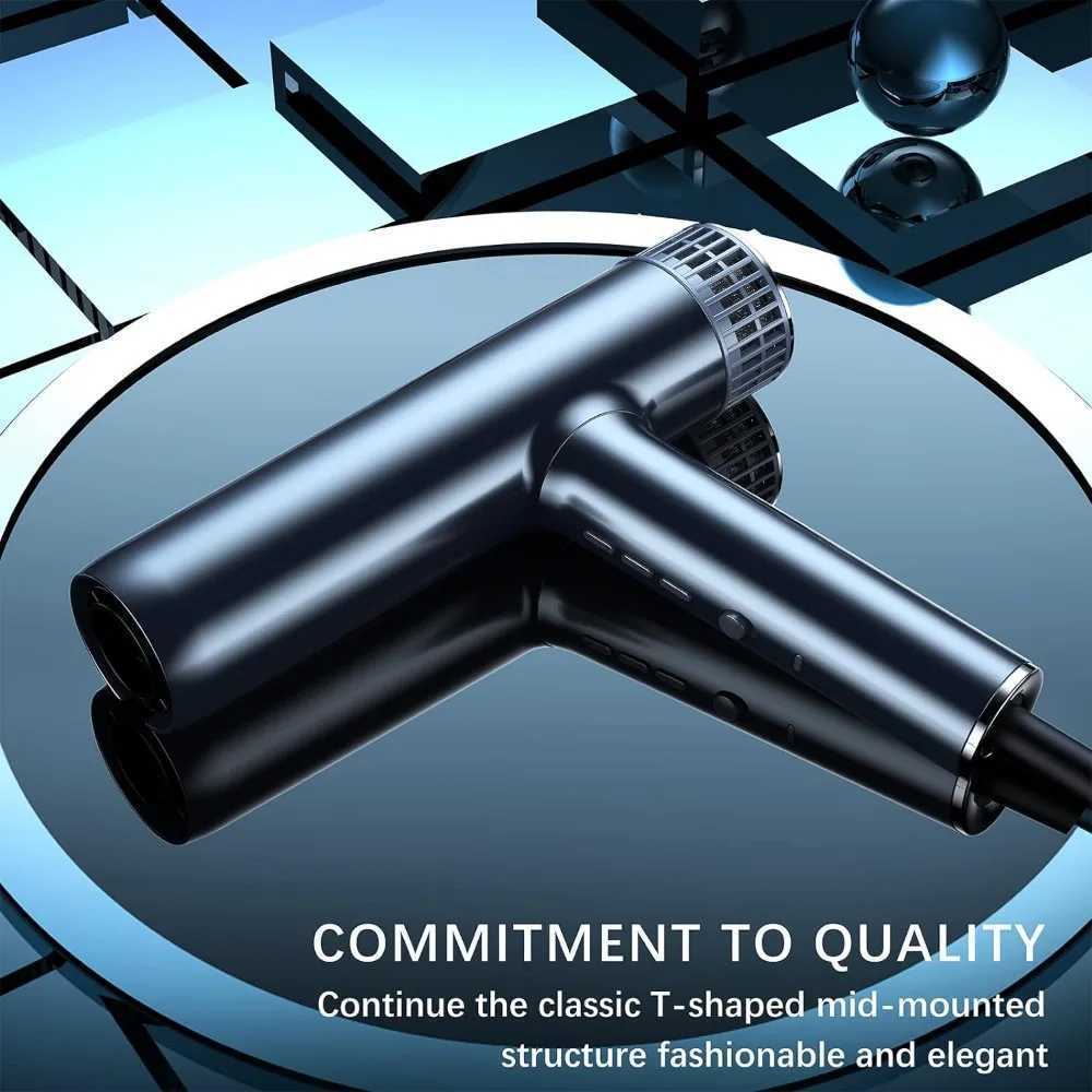 Hair dryer professional brushless motor ion hair dryer with diffuser magnetic nozzle 0.83 pounds 2000W 60dB W241018