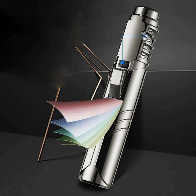 Lighters Large spray metal blue flame 1800 C welding gun outdoor camping barbecue ignition tool personalized butane gas lamp T241017 W260202