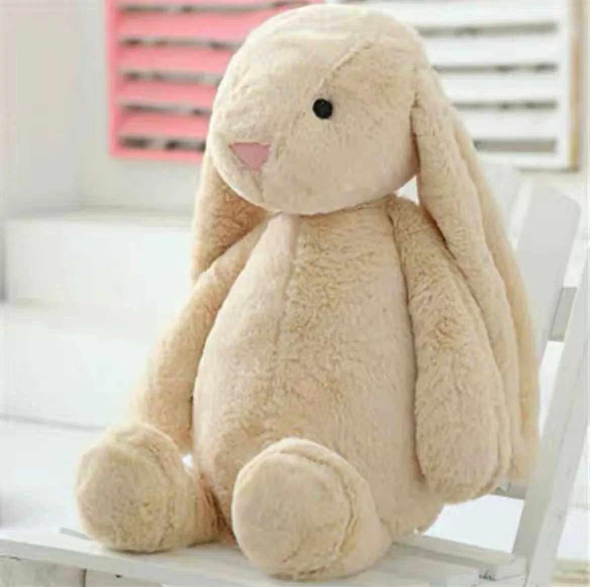 1/2PCS Plush Rabbit Doll Childrens Sleep Soothing Doll Rabbit Doll Shy Pink Rabbit Doll Childrens Gift Bedroom Plush Decoration Y241018